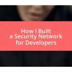 How I Built a Security Network for Developers